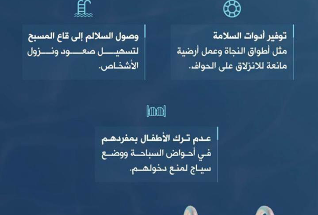 الوثاية من الغرق في المسابح